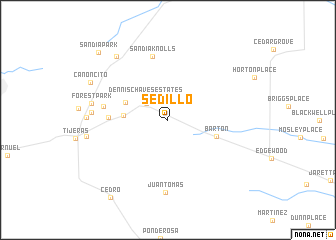 map of Sedillo
