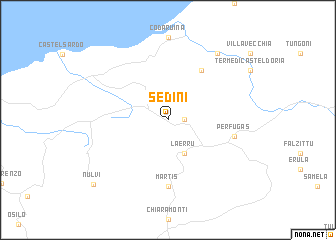 map of Sedini