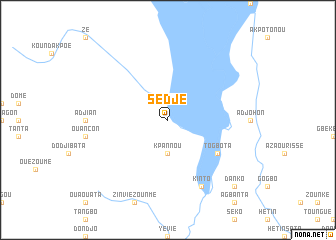 map of Sédjè