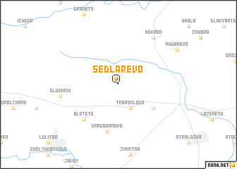 map of Sedlarevo