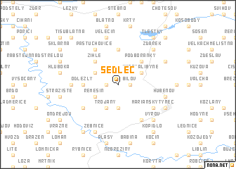map of Sedlec