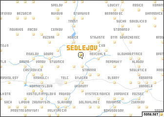 map of Sedlejov