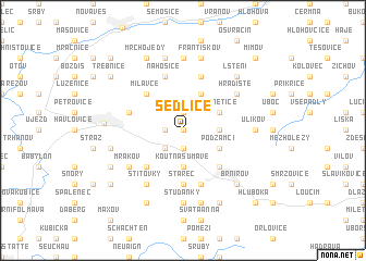 map of Sedlice