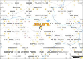 map of Sedliště