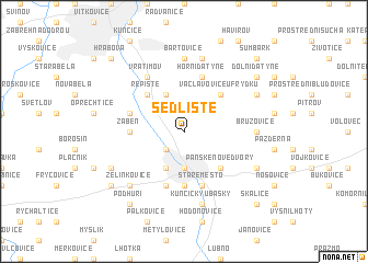 map of Sedliště