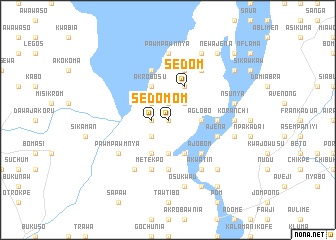map of Sedom