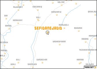 map of Sefīdān-e Jadīd