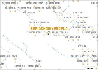 map of Sefīd Khānī-ye Soflá