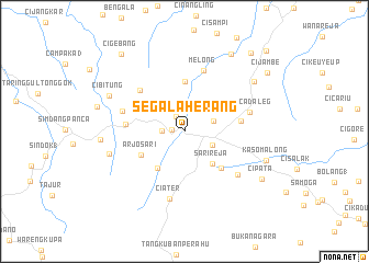 map of Segalaherang