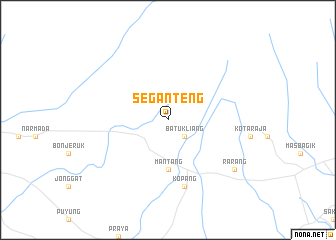 map of Seganteng
