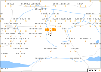 map of Segås