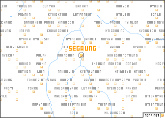 map of Segaung