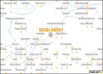 map of Segelhorst