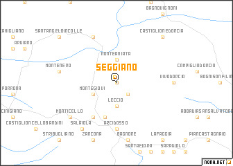 map of Seggiano