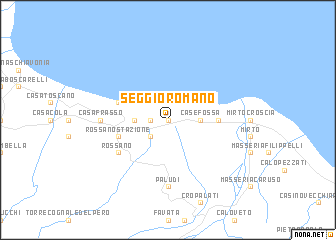 map of Seggio Romano