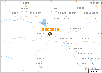 map of Segorbe