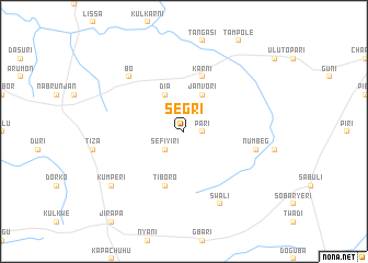 map of Segri