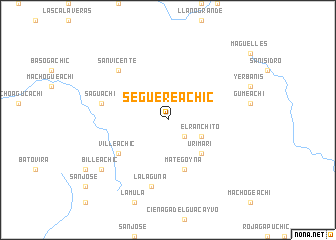 map of Seguereachic