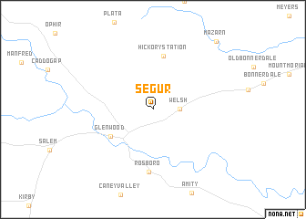 map of Segur