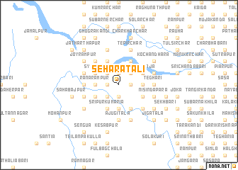 map of Seharātali