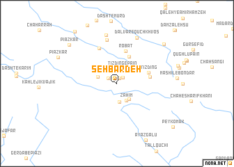 map of Seh Bardeh