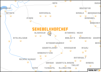 map of Seheb el Khorchef