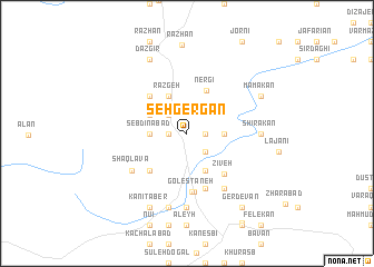 map of Sehgergān