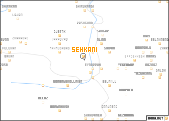 map of Seh Kānī