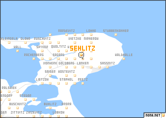 map of Sehlitz