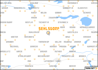 map of Sehlsdorf