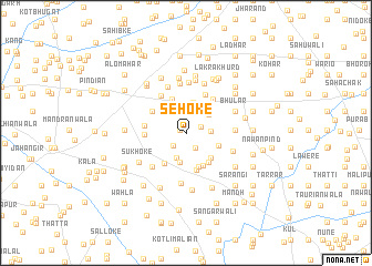 map of Sehoke