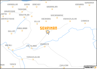 map of Şehriman