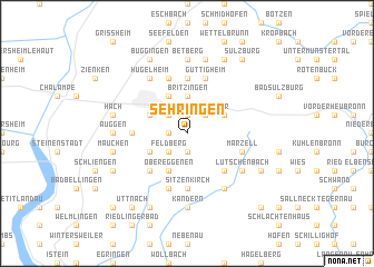 map of Sehringen