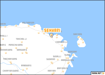 map of Sehwa-ri