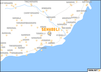 map of Sehwa 1-li