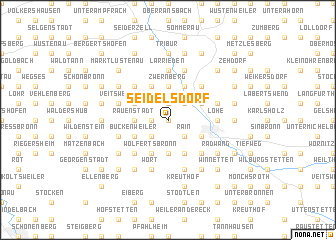 map of Seidelsdorf