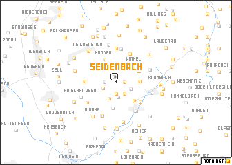 map of Seidenbach
