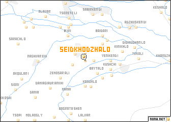 map of Seidkhodzhalo