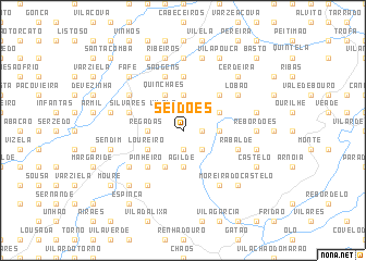 map of Seidões