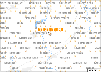 map of Seifersbach