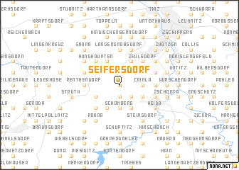 map of Seifersdorf