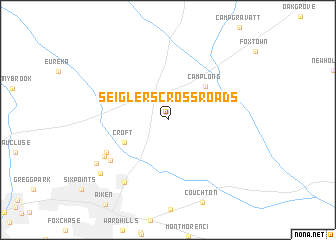 map of Seiglers Crossroads