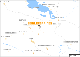 map of Seigler Springs