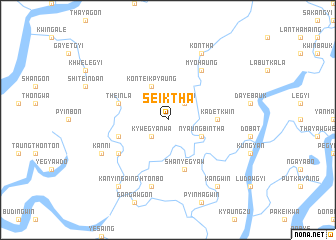 map of Seiktha