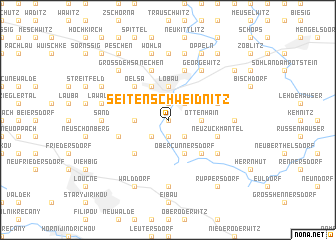 map of Seitenschweidnitz