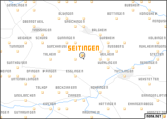 map of Seitingen