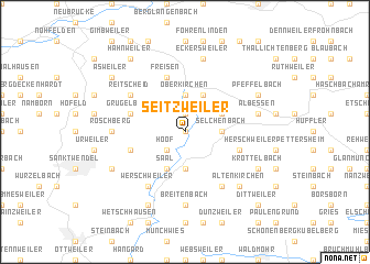 map of Seitzweiler