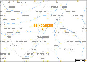 map of Seixo do Côa