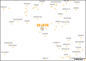 map of Sejene