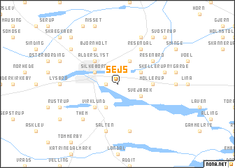 map of Sejs